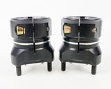 Black Aluminium 50mm x 70mm Rear Hub Set