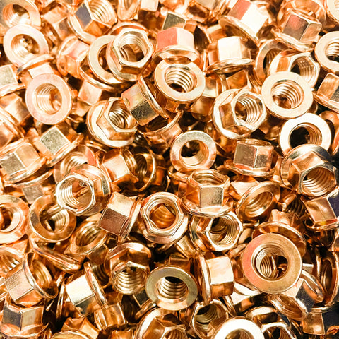 Copper M8 K Wheel Nuts