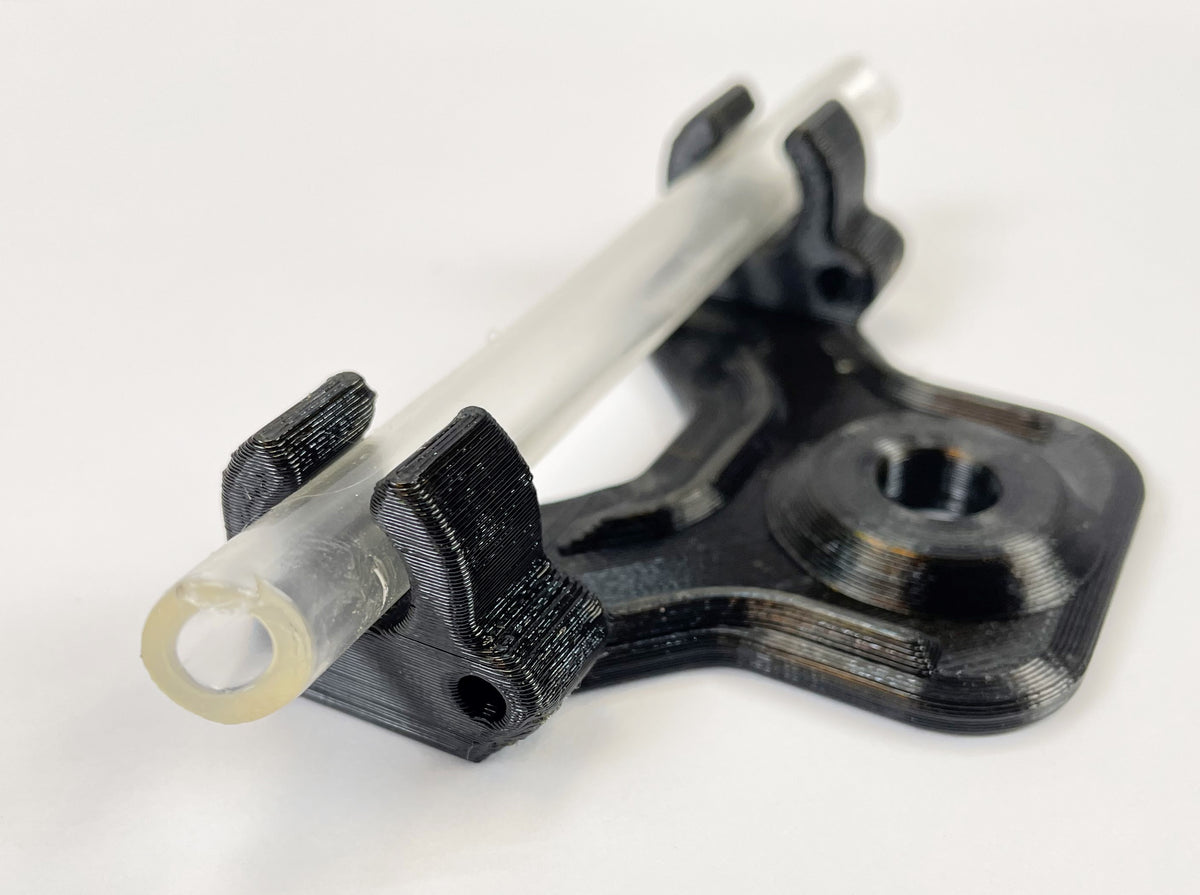 Black Fuel Line Support Bracket LMR Kart Store