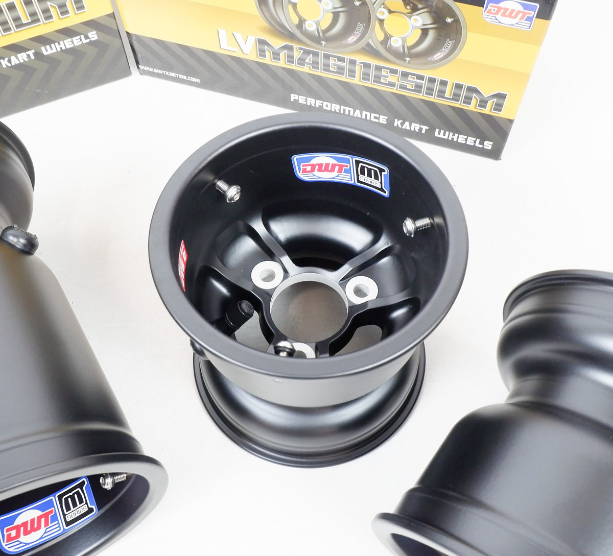 DWT Douglas Low Volume 132/214 Magnesium Slick Wheel Rim Set LMR Kart