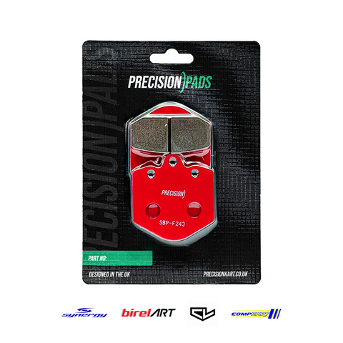 Precision Freeline Brake Pad Set - Synergy, Birel, CL Charles Leclerc, Compkart