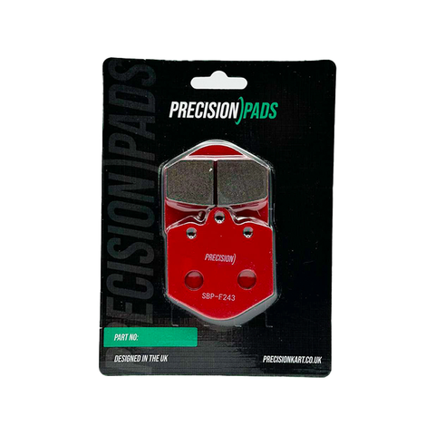 Precision Freeline Brake Pad Set - Synergy, Birel, CL Charles Leclerc, Compkart