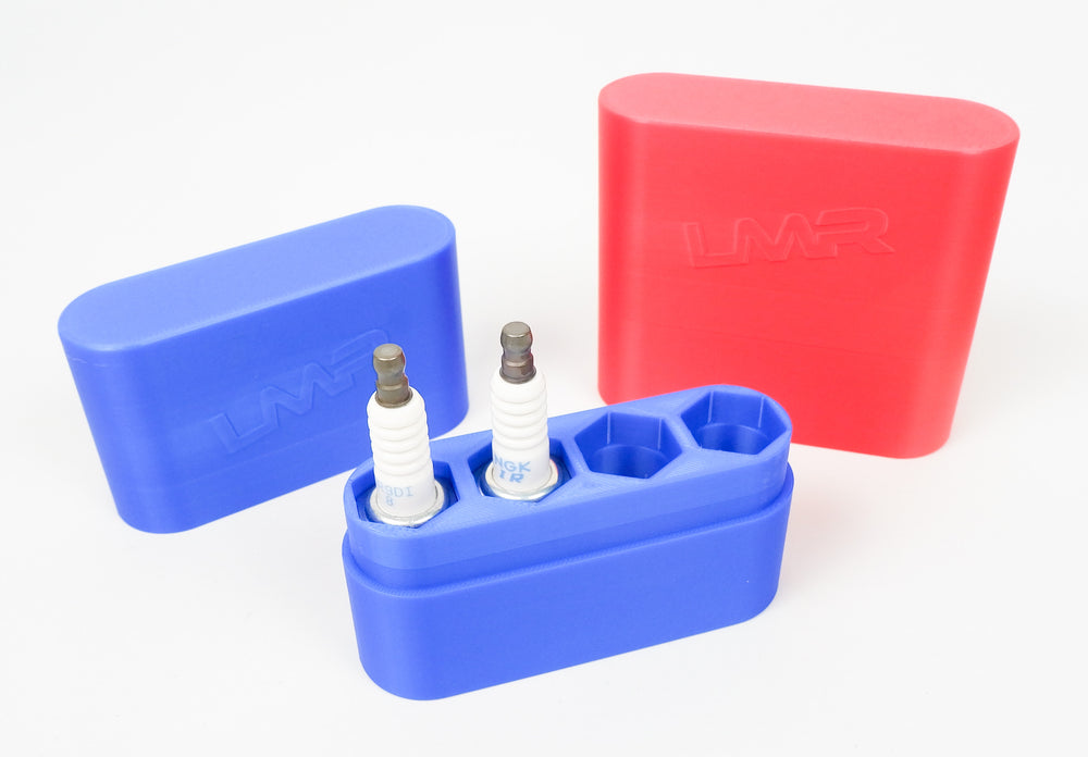 Blue LMR Spark Plug Storage Case
