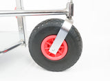 Chrome 3 Wheel Trolley with Shelf