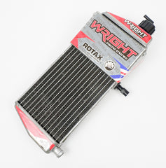 Rotax Max Silver Current Style Radiator with Flap