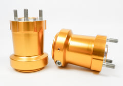 Gold Aluminium 50mm x 95mm Rear Hub Set