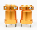 Gold Aluminium 50mm x 95mm Rear Hub Set