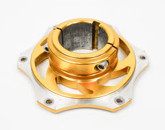 Gold Double Bolt 50mm Aluminium Sprocket Carrier