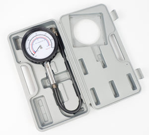 Large Face 4 Bar / 60 PSI Tyre Pressure Gauge with Case