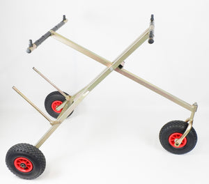 3 Wheel Scissor Style Kart Trolley with Tyre Spikes