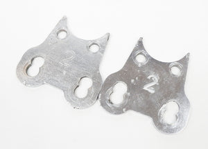 Freeline Birel ART No.2 Steering Column Plate Pair