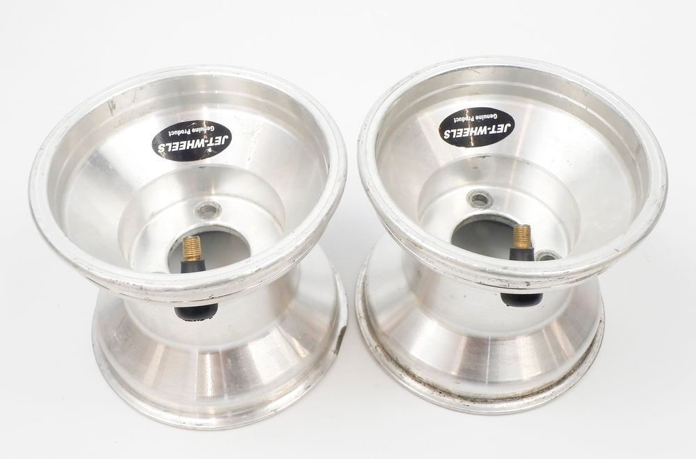 Jet Alloy Silver 118mm Front Wheel Rim Set