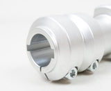 Set of Silver 30mm x 115mm Rear Hubs