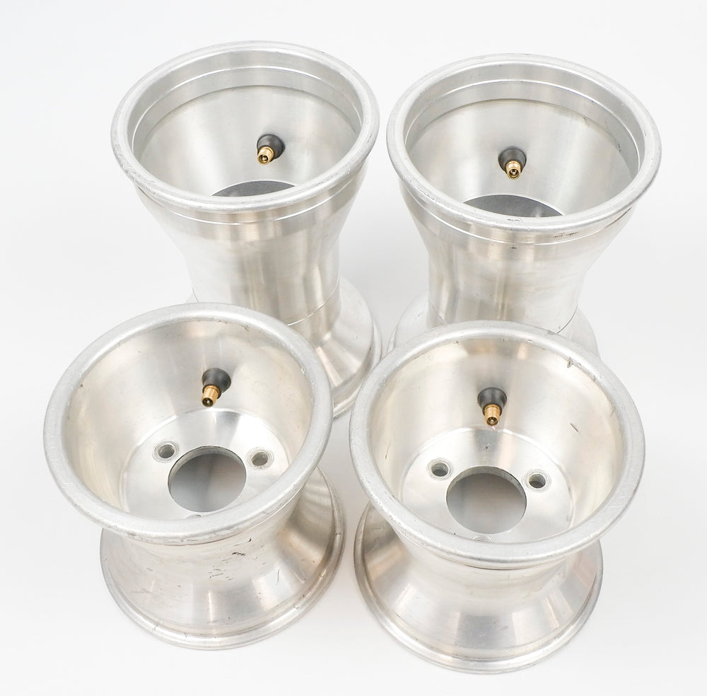 Aluminium Silver 120/185mm Wet Wheel Rim Set