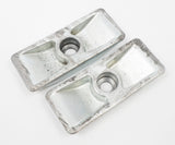 Pair of Flush Fitting Engine Mount Clamps 30mm x 92mm
