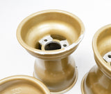 OTK Tony Kart AXP Gold Aluminium 130/180 Wheel Rim Set