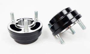 Set of Black Aluminium 30mm x 35mm Rear Hubs