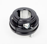 Set of Black Aluminium 30mm x 35mm Rear Hubs