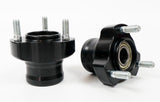 Pair of Black 17mm x 50mm Front Hubs