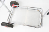 Senzo Chrome 4 Wheel Trolley with Shelf