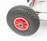 Senzo Chrome 4 Wheel Trolley with Shelf