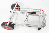 Senzo Chrome 4 Wheel Trolley with Shelf