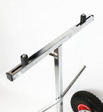 Senzo Chrome 4 Wheel Trolley with Shelf