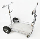 Senzo Chrome 4 Wheel Trolley with Shelf