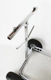 Senzo Chrome 4 Wheel Trolley with Shelf