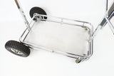Senzo Chrome 4 Wheel Trolley with Shelf