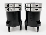 ALTO Double Bolt Black 50mm x 90mm Rear Hub Set