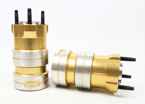 Alto Aluminium 50mm x 120mm Long 4 Bolt Rear Hub Set