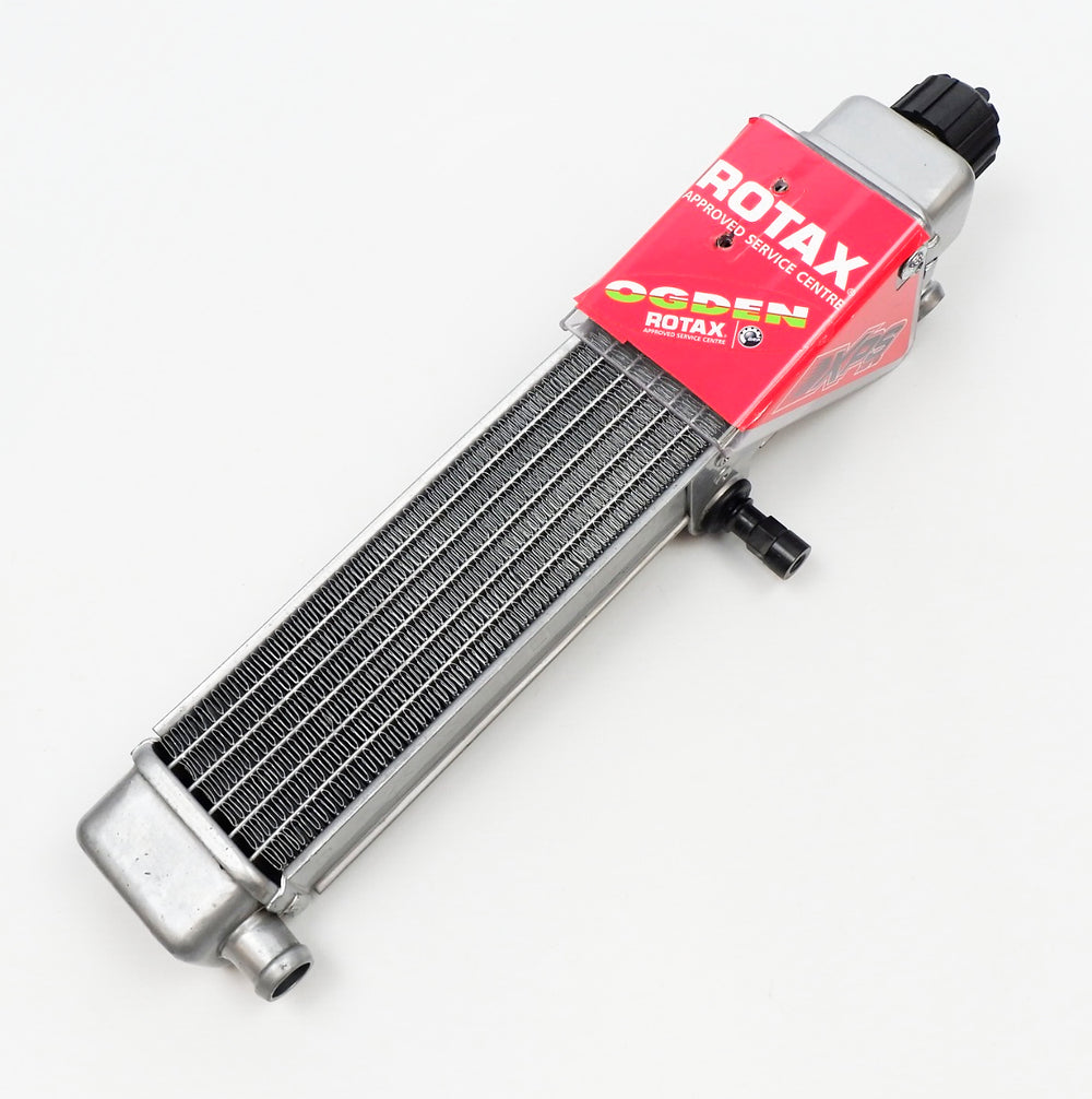 Rotax Mirco / Mini / Inter Max Cadet Silver Radiator with Flap