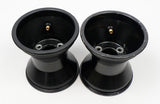 Black Jet Aluminium 145mm Rear Wheel Rim Pair