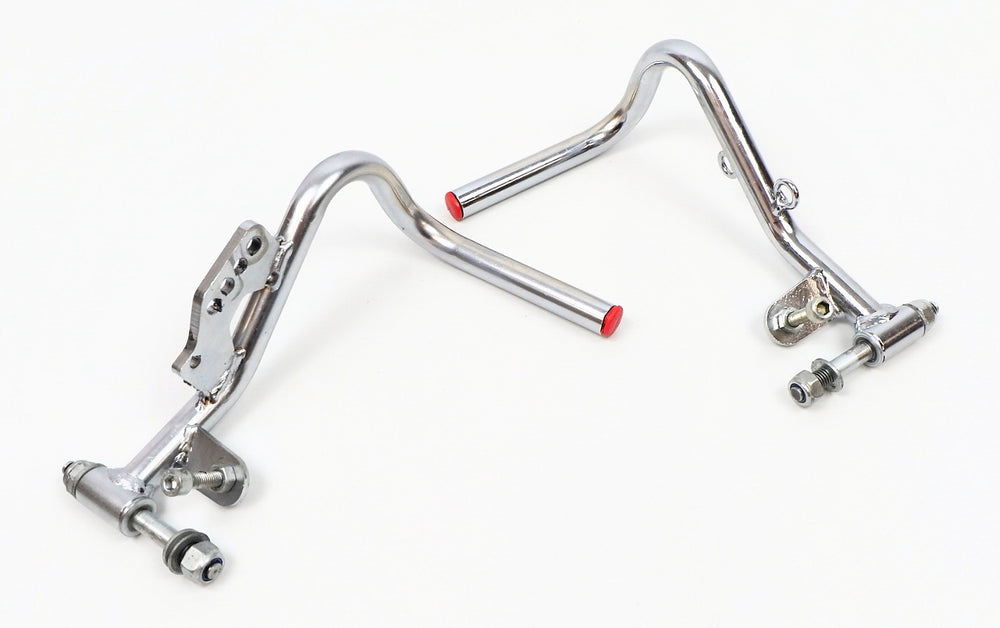 IPK Intrepid Praga Chrome Pedal Set