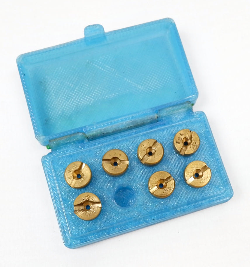 Set of 7 Rotax Max EVO 120 - 130 Dellorto Carb Jets with Holder