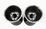 Aluminium 180mm Rear Wheel Rim Pair