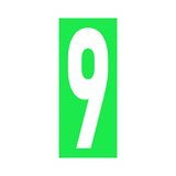 Precision Kart Number Sticker (Single)