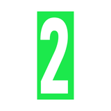 Precision Kart Number Sticker (Single)