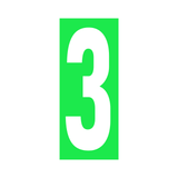 Precision Kart Number Sticker (Single)