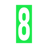 Precision Kart Number Sticker (Single)