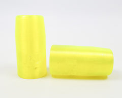 Pair of Yellow Side Pod Bar Sleeves for OTK Tony Kart