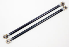 Complete 275mm M8 Round Black Track Rod Set