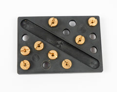 Set of 8 Dellorto Rotax Max 123 - 130 Carb Jets with Holder