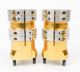 Alto Aluminium 50mm x 120mm Long 4 Bolt Rear Hub Set