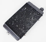 Black Aluminium 350 x 200 x 30mm KZ Radiator with Mounts