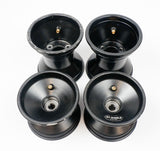 Jet Alloy Black Flush Offset 105/145mm Cadet Wheel Rim Set