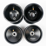 Jet Alloy Black Flush Offset 105/145mm Cadet Wheel Rim Set
