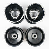 Jet Alloy Black Central Offset 105/130mm Cadet Wheel Rim Set