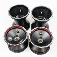 Jet Alloy Black Flush Offset 105/145mm Cadet Wheel Rim Set